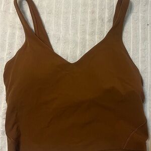 lululemon athletica Brown Tank Top